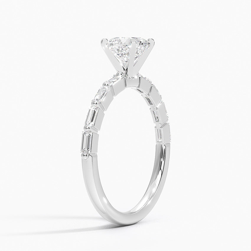 Barica Cushion Lab Grown Diamond Engagement Ring