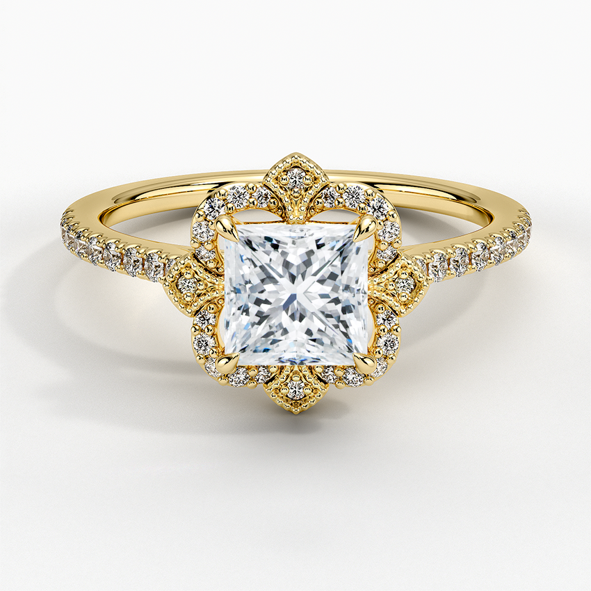 Rasica Princess Lab Grown Diamond Engagement Ring