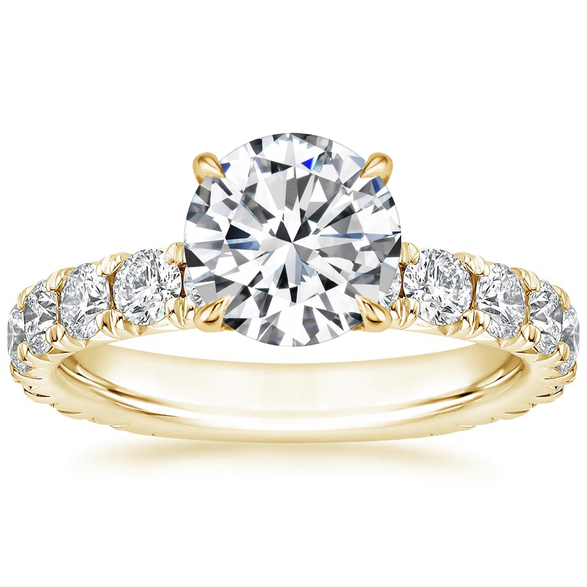 Elsa Round Lab Grown Diamond Engagement Ring