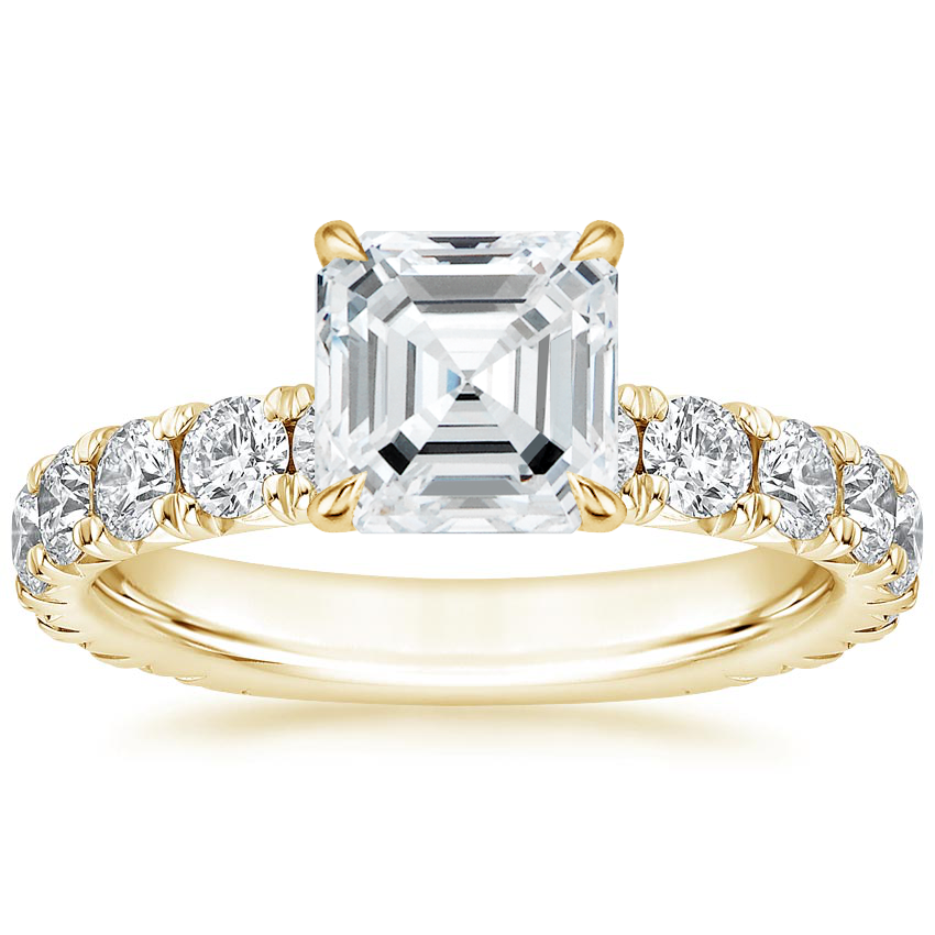 Elsa Asscher Lab Grown Diamond Engagement Ring
