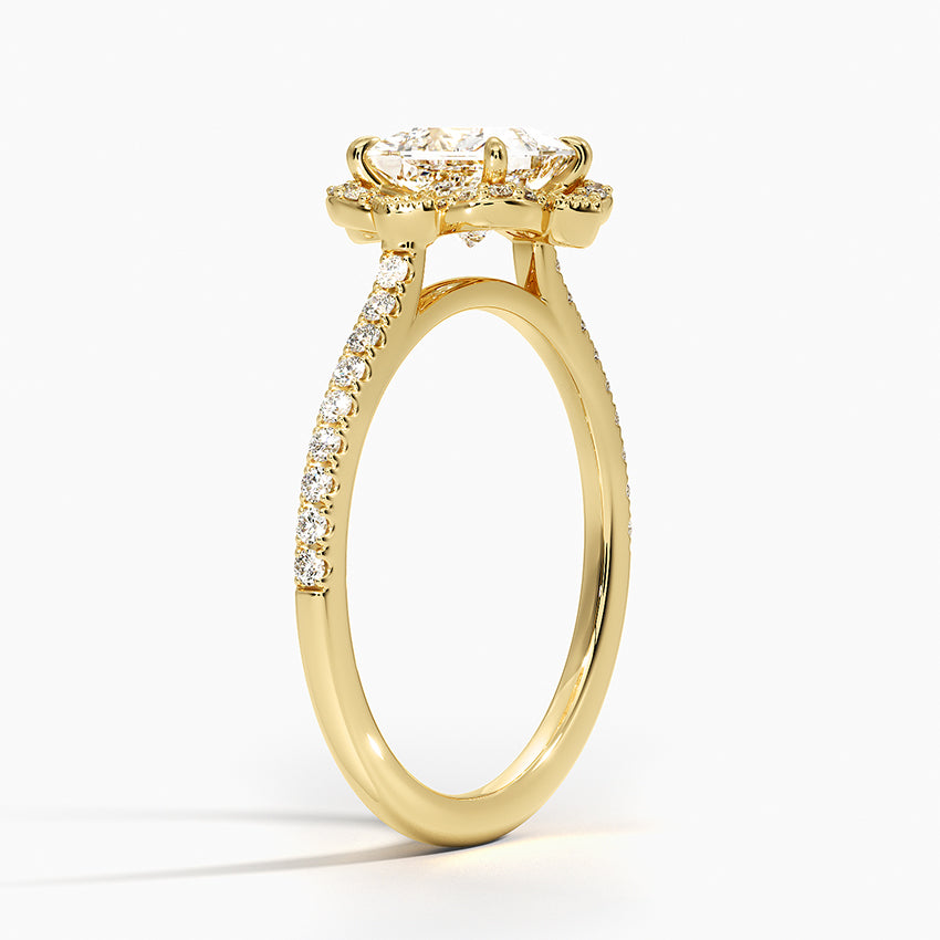 Rasica Princess Lab Grown Diamond Engagement Ring