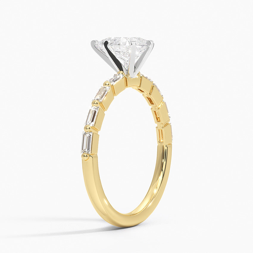 Barica Pear Lab Grown Diamond Engagement Ring